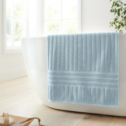 Bianca Hotel Cotton Towel - Blue - Hand Towel - thumbnail 3
