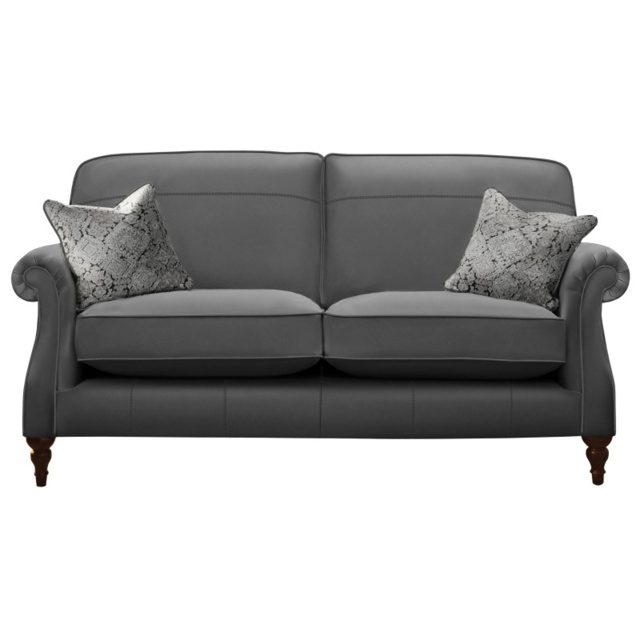 Parker Knoll Eastbury Large 2 Seater Formal Back Leather Sofa - Standard Leather - image 1