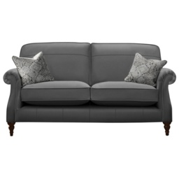 Parker Knoll Eastbury Large 2 Seater Formal Back Leather Sofa - Standard Leather - thumbnail 1