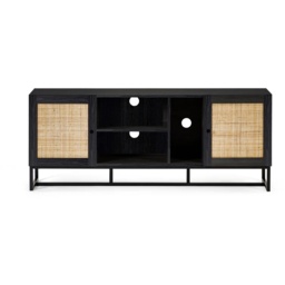 Julian Bowen Padstow TV Unit - Black - thumbnail 3