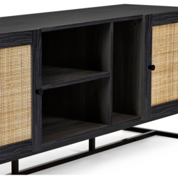 Julian Bowen Padstow TV Unit - Black - thumbnail 5