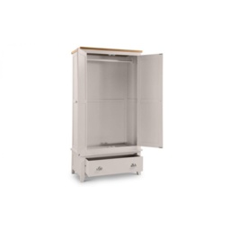 Julian Bowen Richmond 2 Door 1 Drawer Wardrobe - thumbnail 2