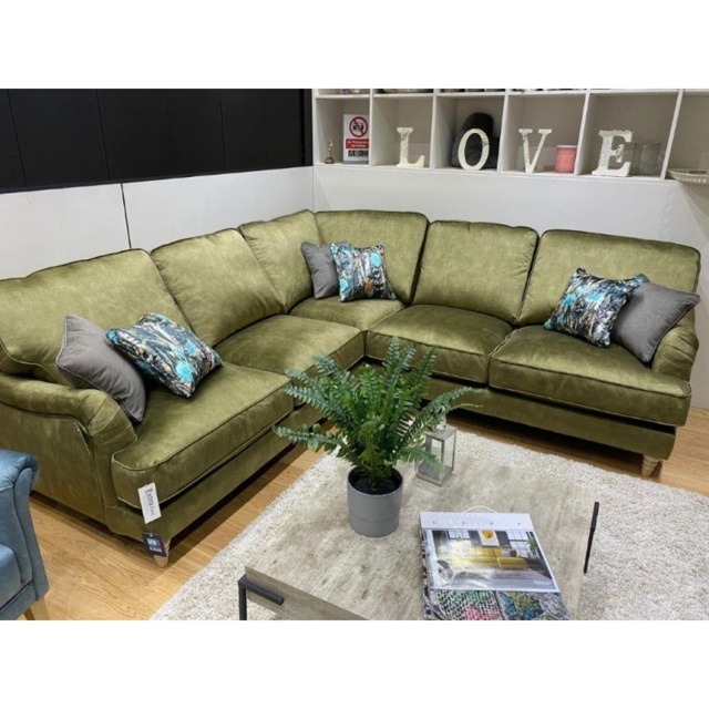 Lorelai 5 Seater Corner Sofa - Fabric Grade D - image 1