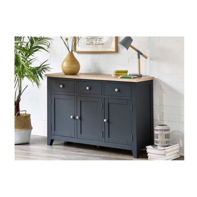 Julian Bowen Bordeaux Sideboard - Dark Grey - image 1