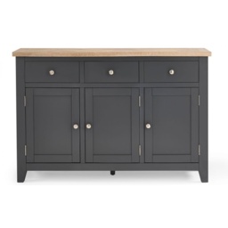 Julian Bowen Bordeaux Sideboard - Dark Grey - thumbnail 2