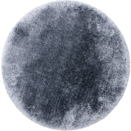 Asiatic Plush Luxury Shaggy 150cm Circle Rug - Airforce Blue - 150cm Circle