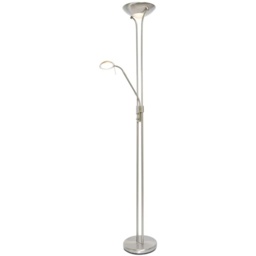 BHS Mother and Child LED Floor Lamp - Satin Nickel - thumbnail 1