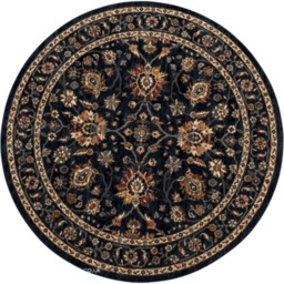 Mastercraft 057-0166/3434 Da Vinci Round Rug - Navy - 200cm Circle
