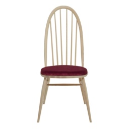 Ercol Upholstered Quaker Dining Chair - Fabric Grade G - thumbnail 2