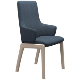 Stressless Laurel High Back D100 Dining Chair With Arms - Batick Leather - Large - thumbnail 3