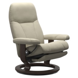 Stressless Consul Chair With Power Dual Motor - Large - Noblesse Leather - thumbnail 1