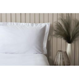 Belledorm Bamboo Oxford Pillowcase - White - thumbnail 2