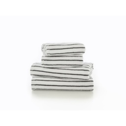 Deyongs Malmo Stripe Towel - White/Grey - Hand Towel - thumbnail 3