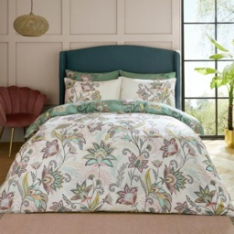 Sara Miller Passiflora Duvet Set - Sage/Stone - Single - thumbnail 2