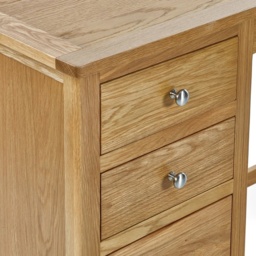 Julian Bowen Mallory Twin Dressing Table and Stool - thumbnail 6