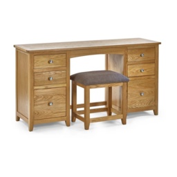 Julian Bowen Mallory Twin Dressing Table and Stool - thumbnail 7