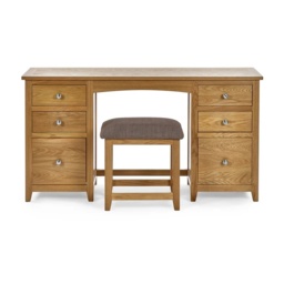 Julian Bowen Mallory Twin Dressing Table and Stool - thumbnail 2