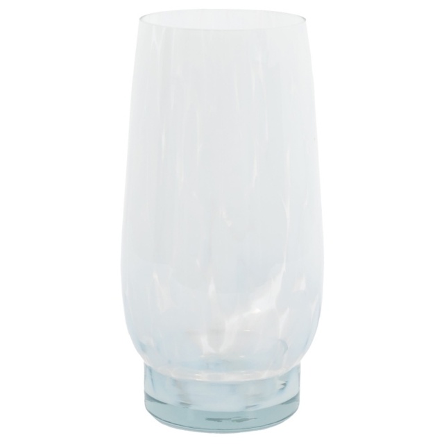 Lola Small Glass Vase - White - image 1