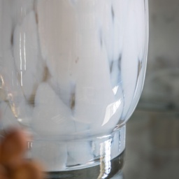 Lola Small Glass Vase - White - thumbnail 3