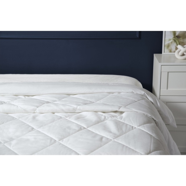 Belledorm Microfibre 1.5 Tog Summer Duvet - White - Super King - image 1