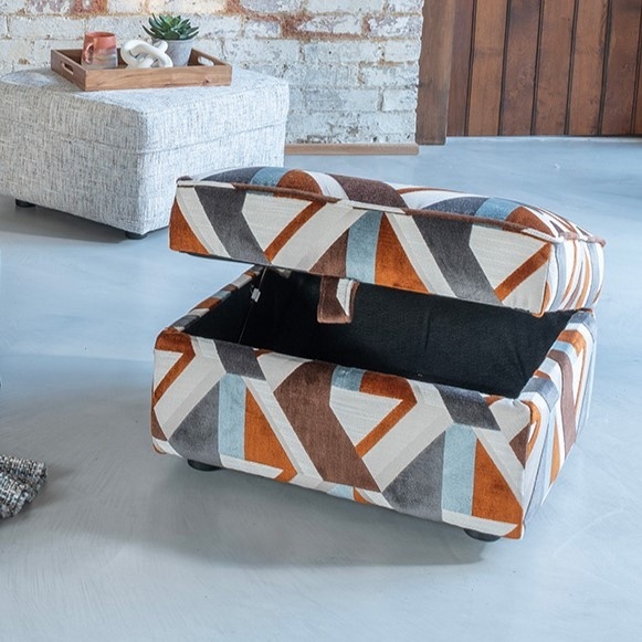 Liberty Storage Footstool - Fabric Grade G - image 1