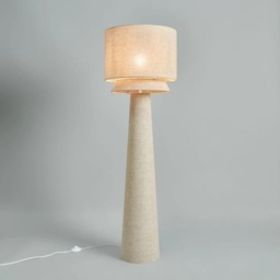 BHS Terri Tiered Floor Lamp - Natural - thumbnail 2