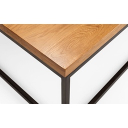 Julian Bowen Brooklyn Square Coffee Table - Oak - thumbnail 5