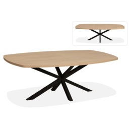 Rotterdam Extending Oval Dining Table - L 180-238cm x W 102cm - Group 3 - thumbnail 2