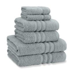 Catherine Lansfield Zero Twist and Absorbent Cotton Towel - Sage - Hand - thumbnail 2