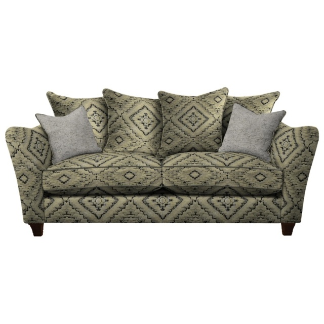 Parker Knoll Harriet Large 2 Seater Pillow Back Fabric Sofa - Fabric Grade B - image 1