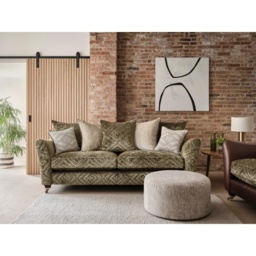 Parker Knoll Harriet Large 2 Seater Pillow Back Fabric Sofa - Fabric Grade B - thumbnail 6