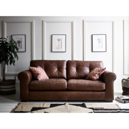 Darcy Maxi 4 Seater Leather Sofa - Leather Grade B - thumbnail 2