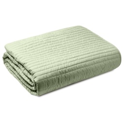 Bianca Quilted Lines Bedspread 220x230cm - Sage - thumbnail 3