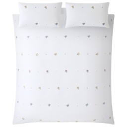 Historic Royal Palaces Royal Embroidery Duvet Set - White - Double - thumbnail 5