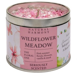 Best Kept Secrets Wildflower Meadow Natural Harmony Candle Tin - 240g - thumbnail 1
