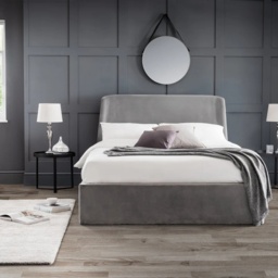Julian Bowen Frida Storage Ottoman Bed - Grey - 150cm King