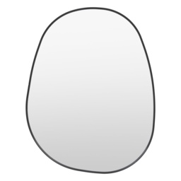 Gallery Direct Holworth Pebble Mirror Small - Black - thumbnail 4
