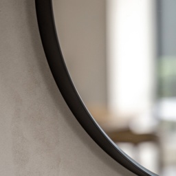 Gallery Direct Holworth Pebble Mirror Small - Black - thumbnail 2