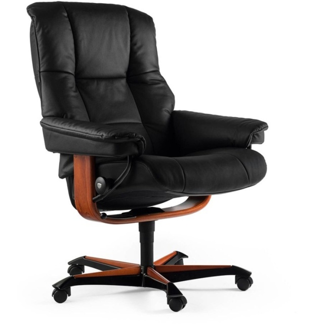 Stressless Mayfair Office Chair - Leather - Batick