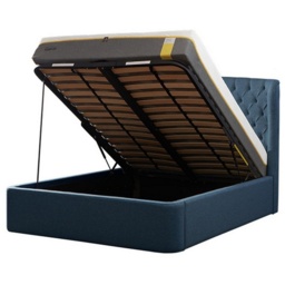 Tempur Holcot Ottoman Bedframe - Shetland Navy - 150cm King - thumbnail 3