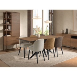 Amsterdam Rectangular Extending Dining Table - L 160-217cm x W 90cm - Group 4 - thumbnail 2