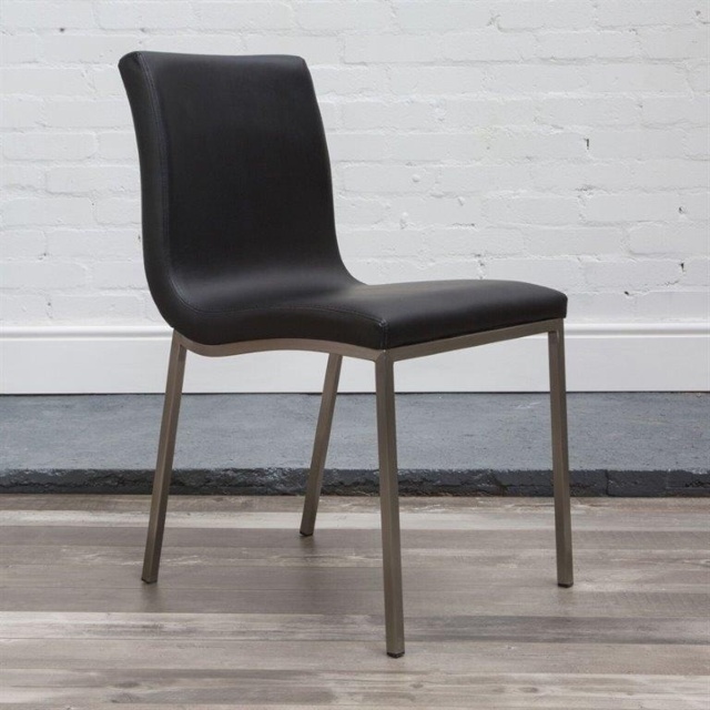 HND Audrey Dining Chair - Grey PU Leather - image 1