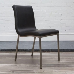 HND Audrey Dining Chair - Grey PU Leather - thumbnail 1
