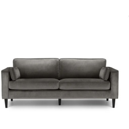 Julian Bowen Hayward Velvet Grand 3 Seater Sofa - thumbnail 3