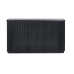 Julian Bowen Louis Fluted Sideboard - Black - thumbnail 5