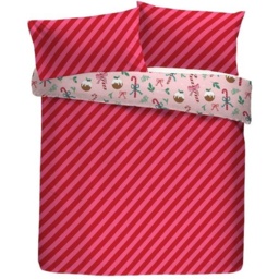 Fusion Festive Fancy Duvet Set - Pink - King - thumbnail 4