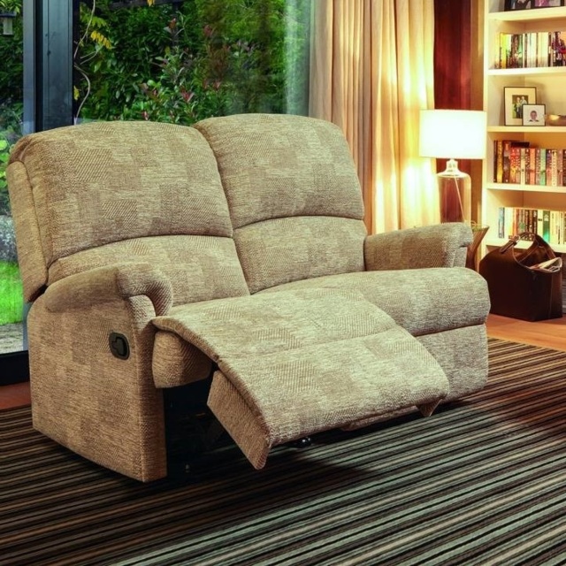 Sherborne Nevada 2 Seater Recliner Sofa - Power - Leather Grade 2 - image 1