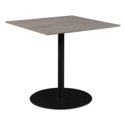 Phoenix 80cm Dining Table - Grey - thumbnail 1