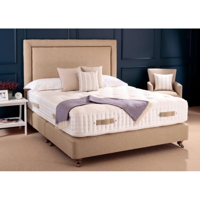 Enchanted House Beds Ashbury Mattress and Firm Edge Sprung Divan Set - Single - 90cm x 190cm - Standard Height - No Storage - image 1