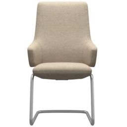 Stressless Vanilla High Back D400 Dining Chair With Arms - Batick Leather
